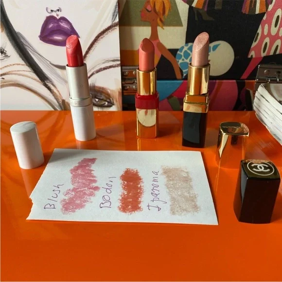 Chanel Rouge Allure Lipstick Set - Pink, Coral, Nude - Picture 2 of 5